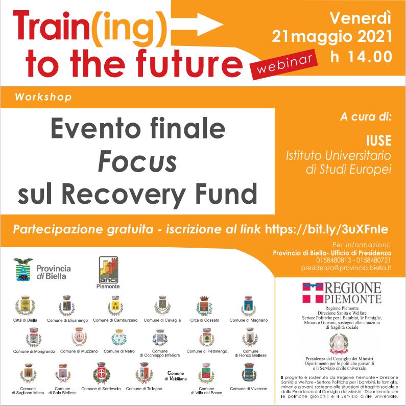 Train(ing), Recovery Fund, corso on line