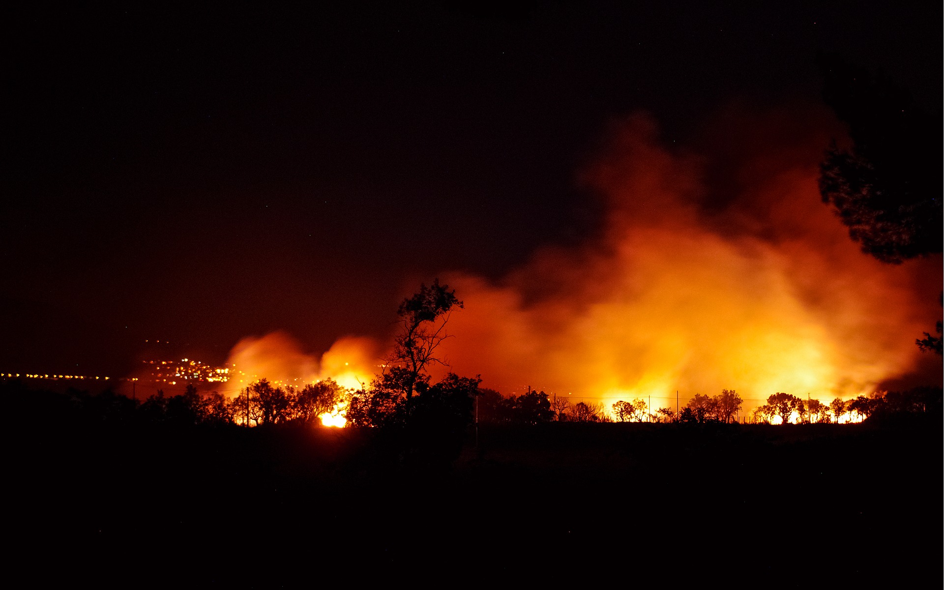 Fuoco, allarme, pericolo