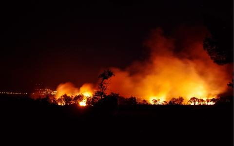 Massima pericolosità di incendi boschivi