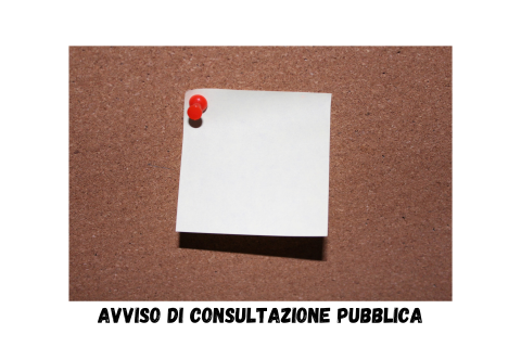 Avviso informativo di consultazione pubblica