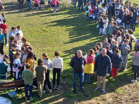 Piantati 12 alberi presso il parco del Chioso